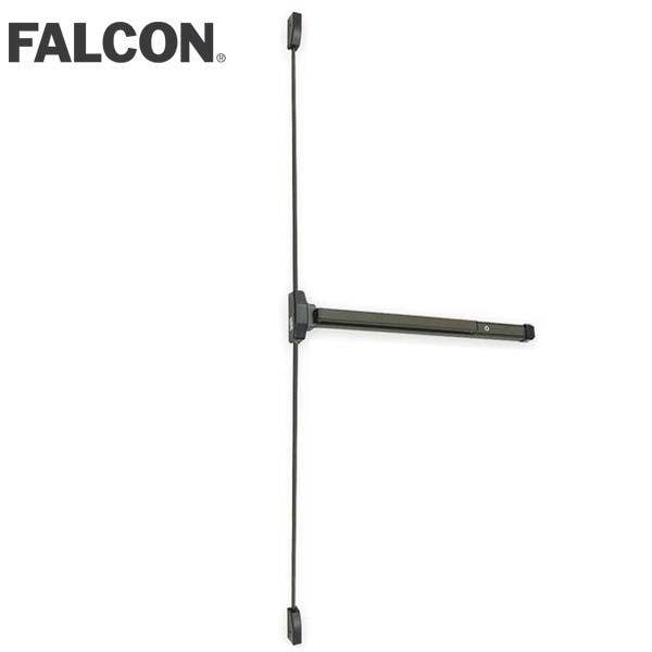 19 SERIES SURFACE VERTICAL ROD DEVICE 3 FOOT EXIT ONLY LEFT HAND REVERSE DARK BRONZE